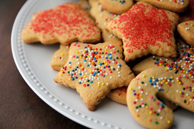 Vegan Christmas Sugar Cookies #VeggieAngie